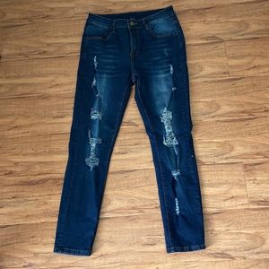 NWOT Amrspeng Women’s High Waisted Jeans-Ripped Stretch Butt Lifting Jeans